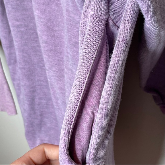 Free People oversized purple sweatshirt NWOT - Picture 4 of 6